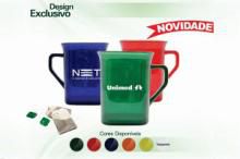 Caneca Quadrada Cristal - 250ml - 10BR215SQC